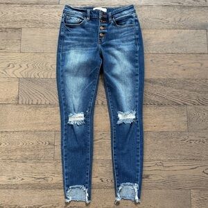KanCan Distressed Skinny Jeans